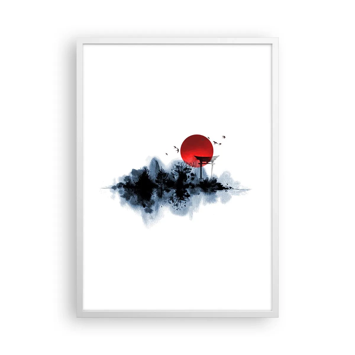 Plakat i hvid ramme - Et japansk synspunkt - 50x70 cm