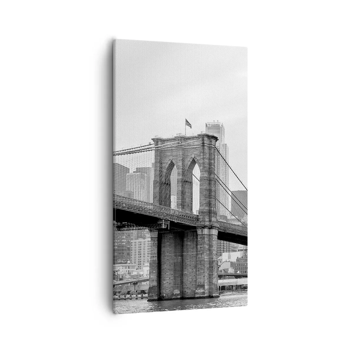 Lærredstryk - Billede på lærred - New York stemning - 55x100 cm