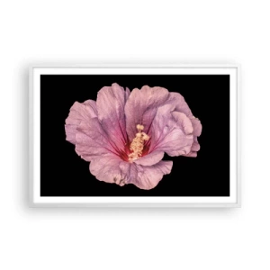 Plakat i hvid ramme - Lige i hjertet - 91x61 cm