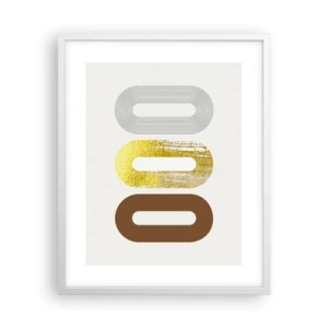 Plakat i hvid ramme - Åhhh! - 40x50 cm