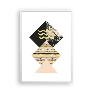 Plakat i hvid ramme - Ikke så simpelt - 50x70 cm