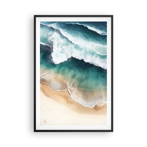 Plakat i sort ramme - Et evigt møde - 61x91 cm