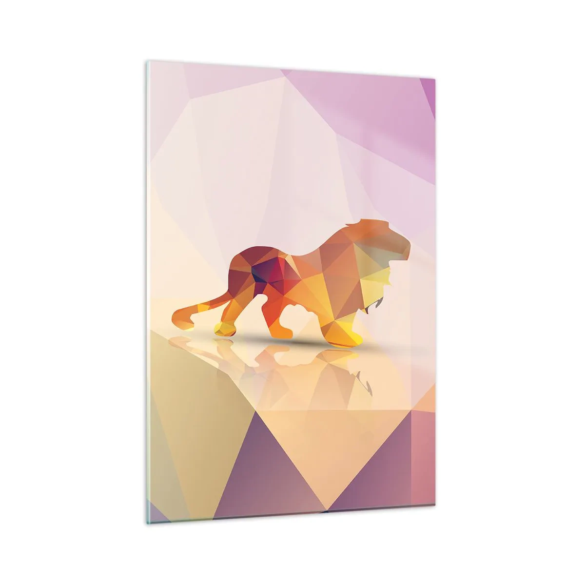 Billede på glas - Diamantkongen - 50x70 cm