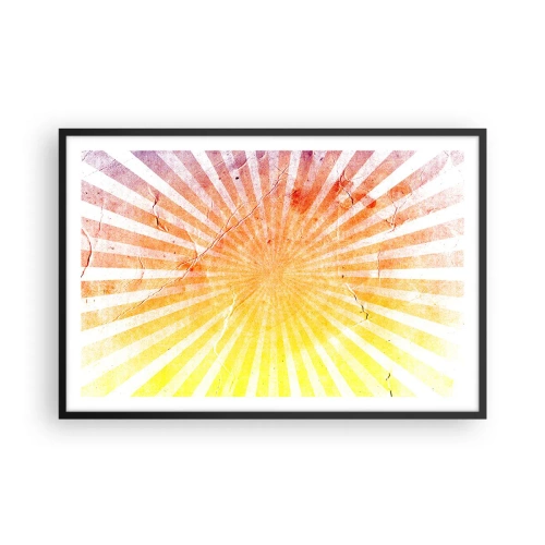 Plakat i sort ramme - Opgange og nedgange - 91x61 cm