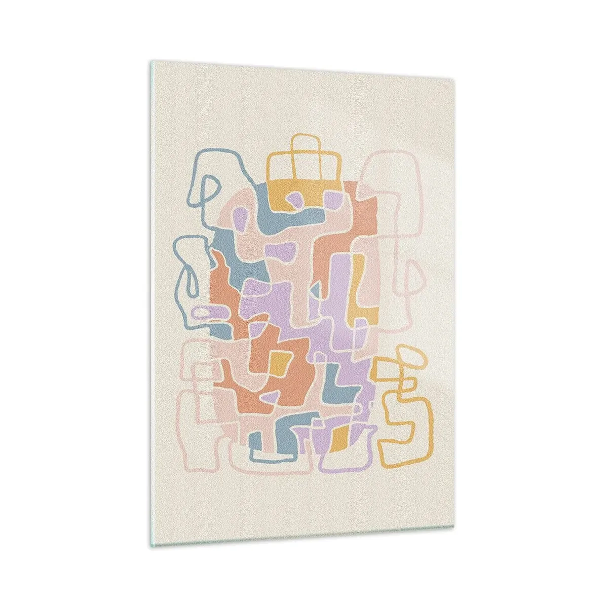 Billede på glas - Labyrint - et glædeligt eventyr - 50x70 cm