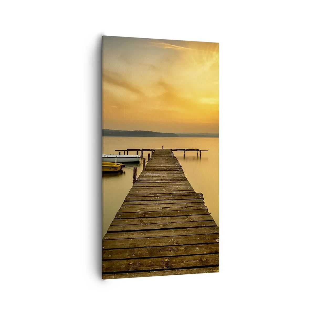 Lærredstryk - Billede på lærred - Jeg vil åbne den gyldne himmel for dig - 65x120 cm