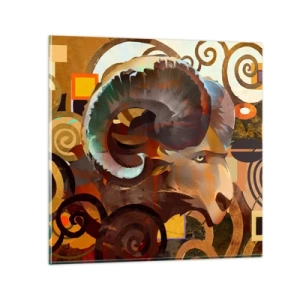 Billede på glas - Magier - religioner - ritualer - 70x70 cm