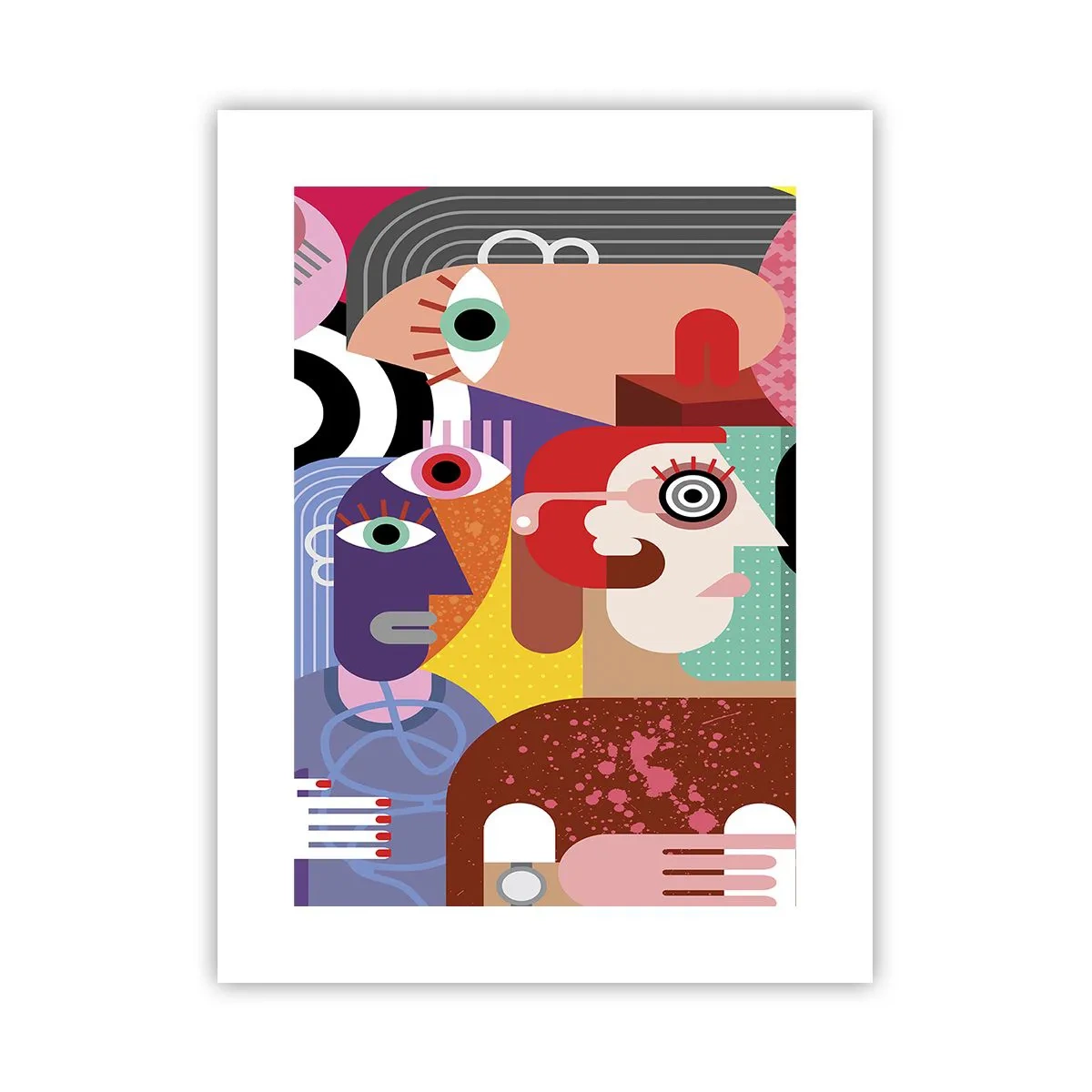 Plakat - Vi fra hr. Picasso - 30x40 cm