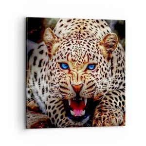 Lærredstryk - Billede på lærred - Vrede skader ikke skønhed - 70x70 cm