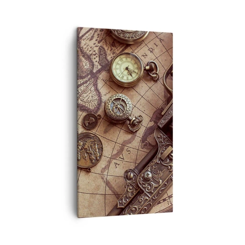 Lærredstryk - Billede på lærred - Opkald til eventyr - 45x80 cm