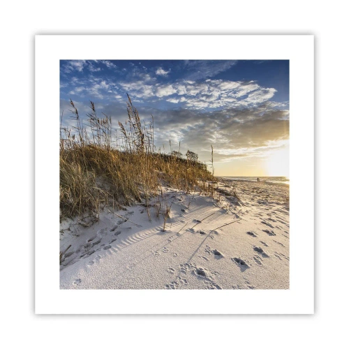 Plakat - Indbydelse til en vandretur - 40x40 cm