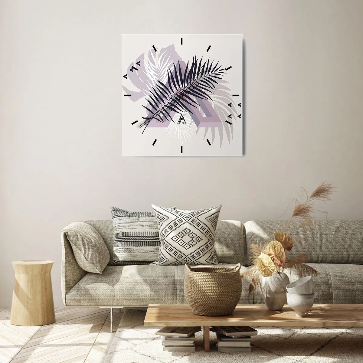 Vægur, Uret - Skygge af en skygge - 30x30 cm