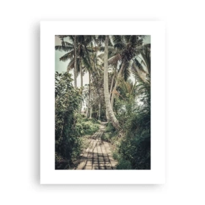 Plakat - Palmeallé - 30x40 cm