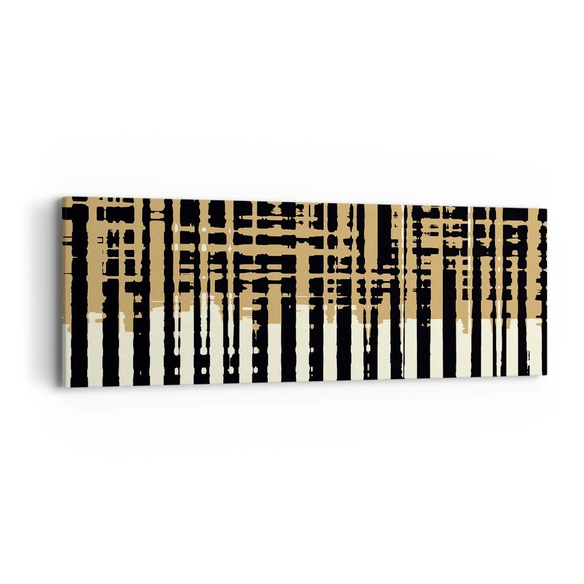 Lærredstryk - Billede på lærred - Arkitektonisk abstraktion - 90x30 cm