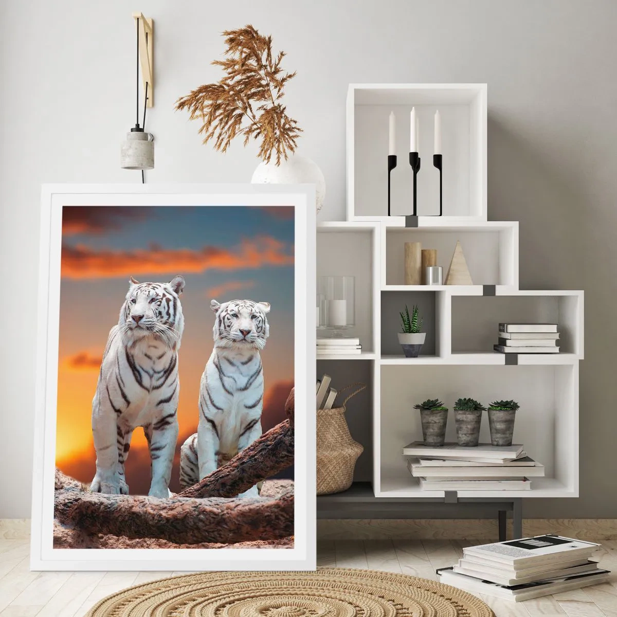 Plakat i hvid ramme - Ligesom i Narnia - 40x50 cm