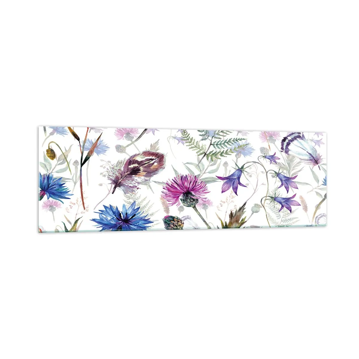 Billede på glas - Polsk herbarium - 160x50 cm