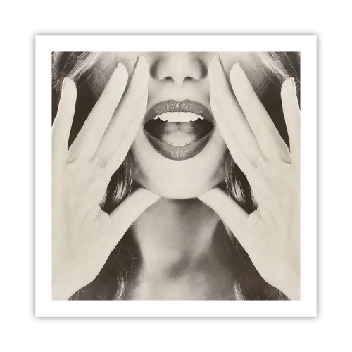 Plakat - Jeg er på vej! - 60x60 cm