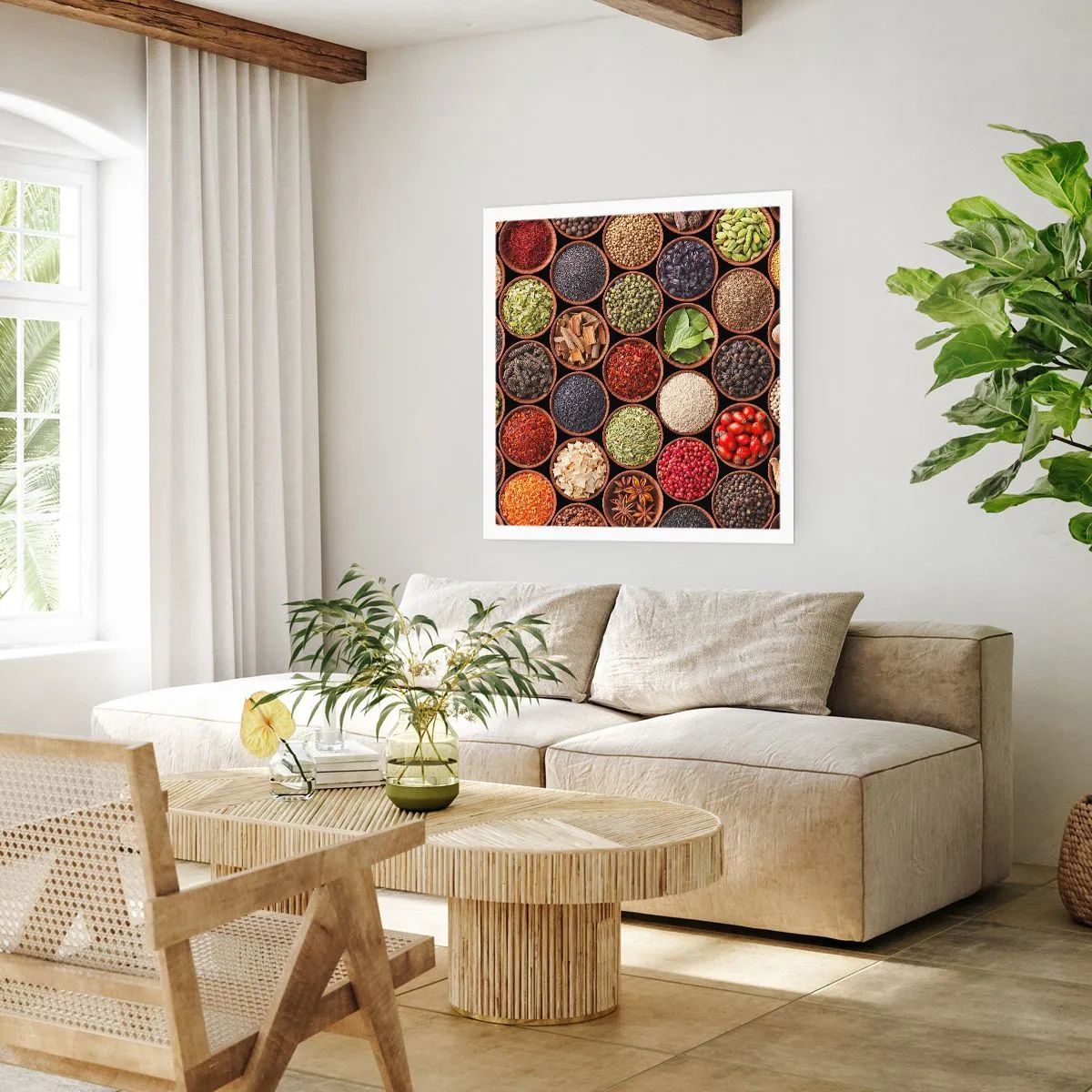 Plakat - Alle verdens smage - 60x60 cm