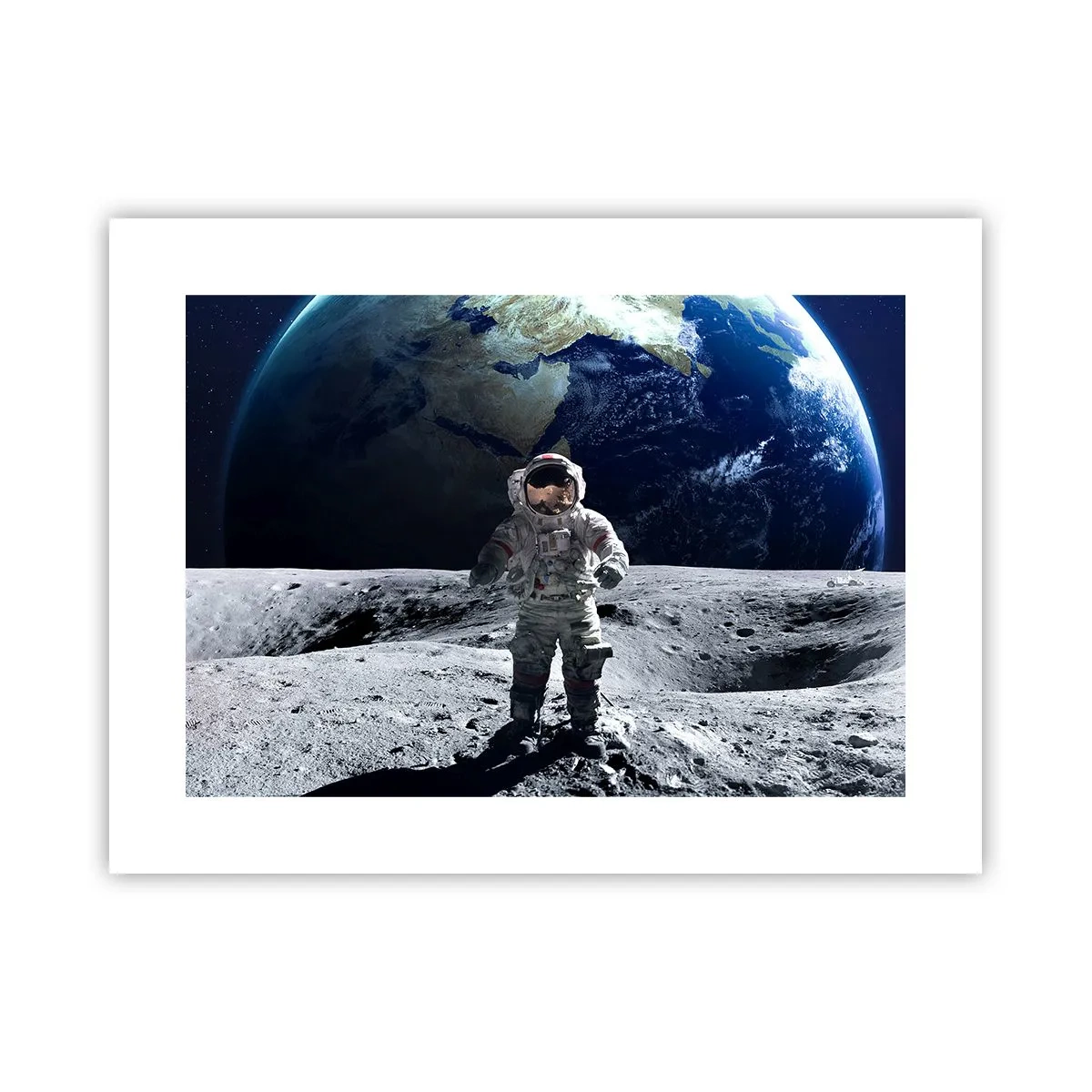 Plakat - Hilsner fra månen - 40x30 cm