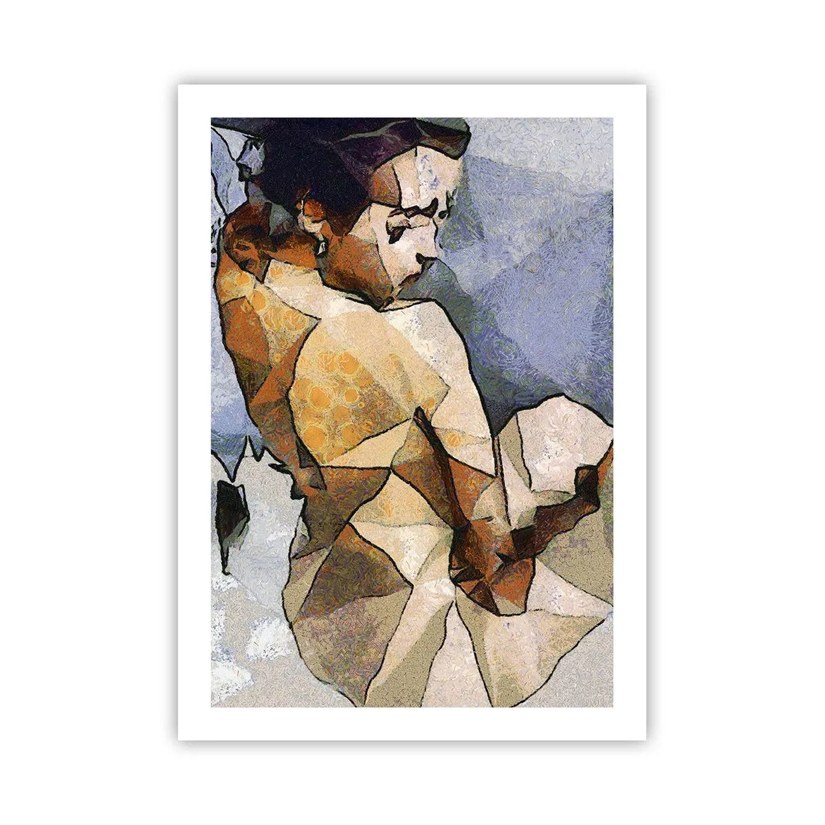 Plakat - I kubismens ånd - 50x70 cm