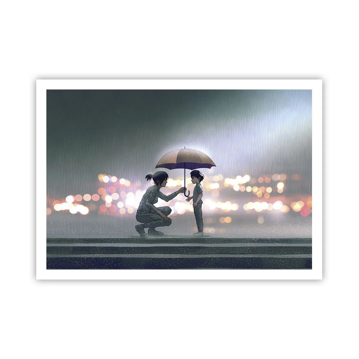 Plakat - Og alt er godt nu - 100x70 cm