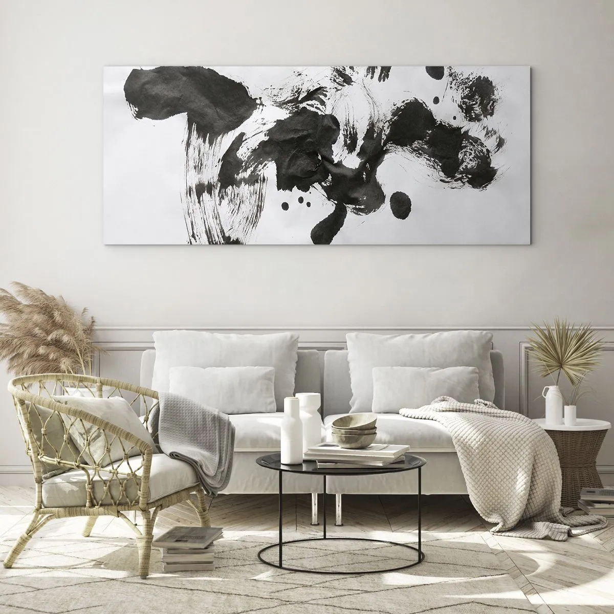 Billede på glas - En metode i galskaben? - 120x50 cm