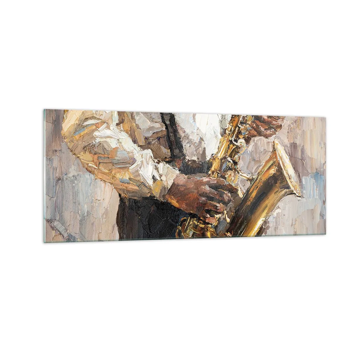 Billede på glas - Tid til at gå solo - 100x40 cm