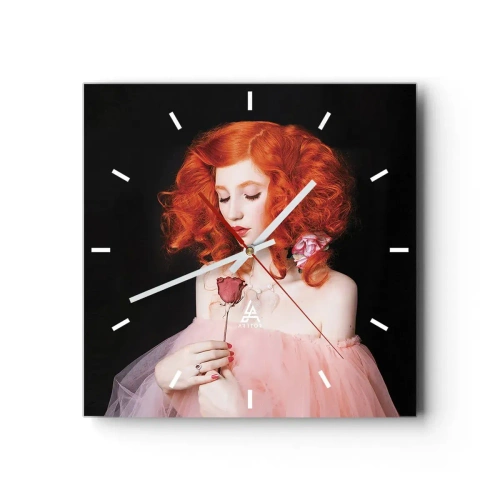 Vægur, Uret - I barokstil - 30x30 cm