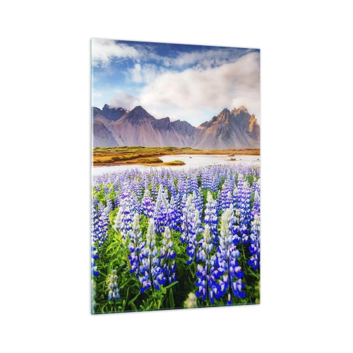 Billede på glas - Styrke og strenghed ved siden af blidhed - 70x100 cm