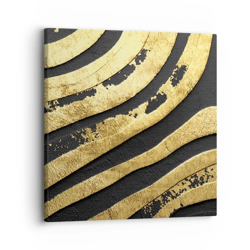 Lærredstryk - Billede på lærred - Alt flyder - 30x30 cm