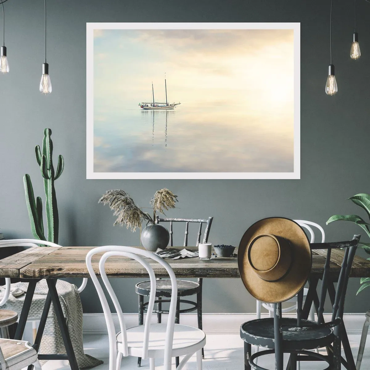 Plakat - I et hav af stilhed - 91x61 cm