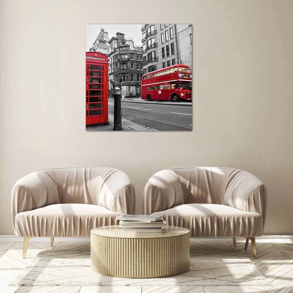 Billede på glas - Den rødeste i Europa - 60x60 cm