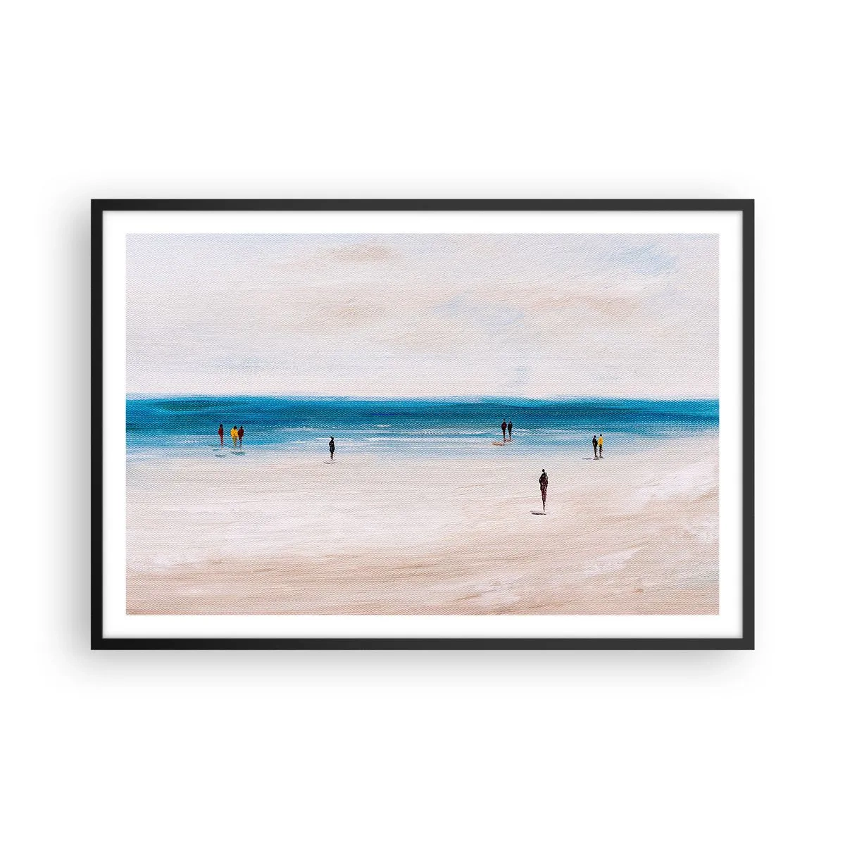 Plakat i sort ramme - Et naturligt behov - 91x61 cm