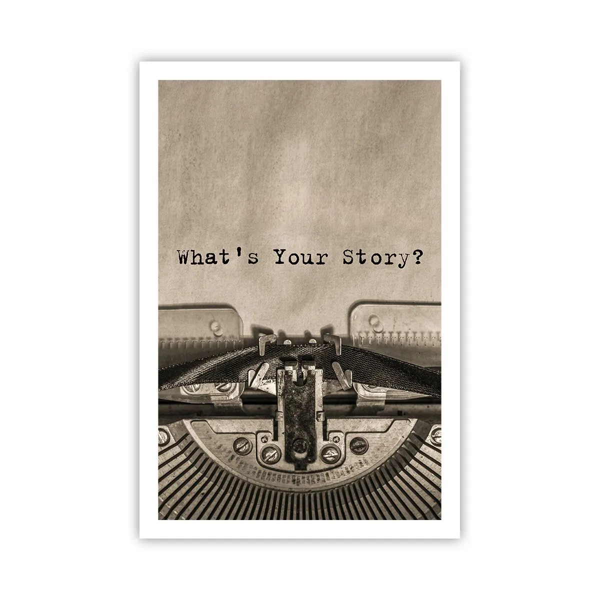 Plakat - Fortæl mig - 61x91 cm