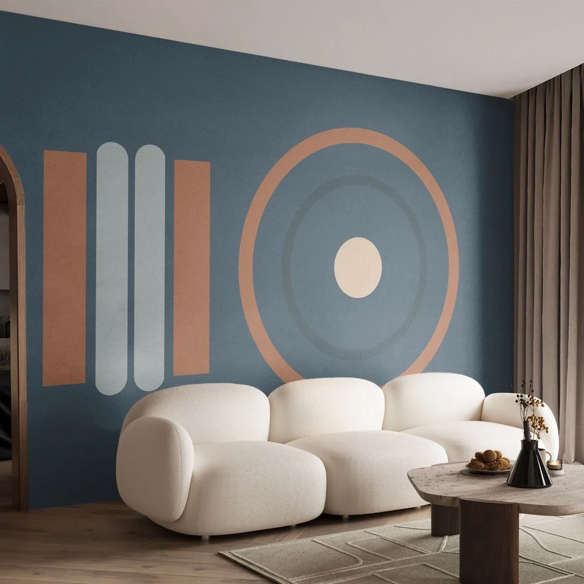 Fototapet Standard Eco - Essensen af tingene - Abstraktion, Stykke, Grafik - 500x350 cm