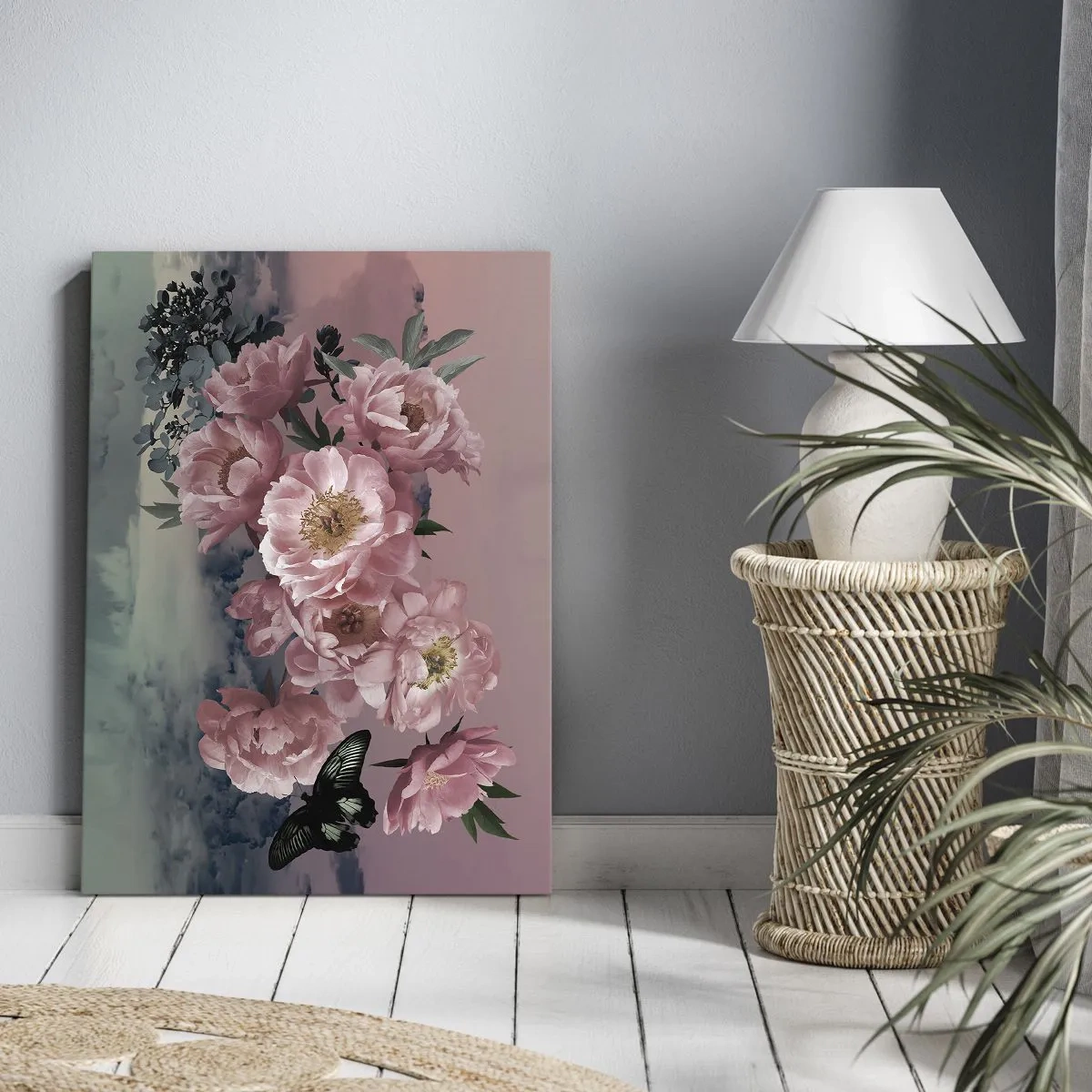Lærredstryk - Billede på lærred - Højdepunktet af romantikken - 50x70 cm