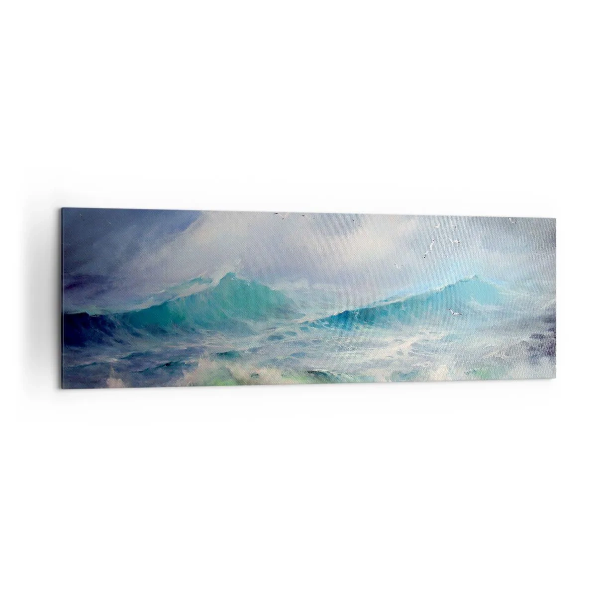 Lærredstryk - Billede på lærred - "Hvirvelvinden hylede af triumf ...’ - 160x50 cm