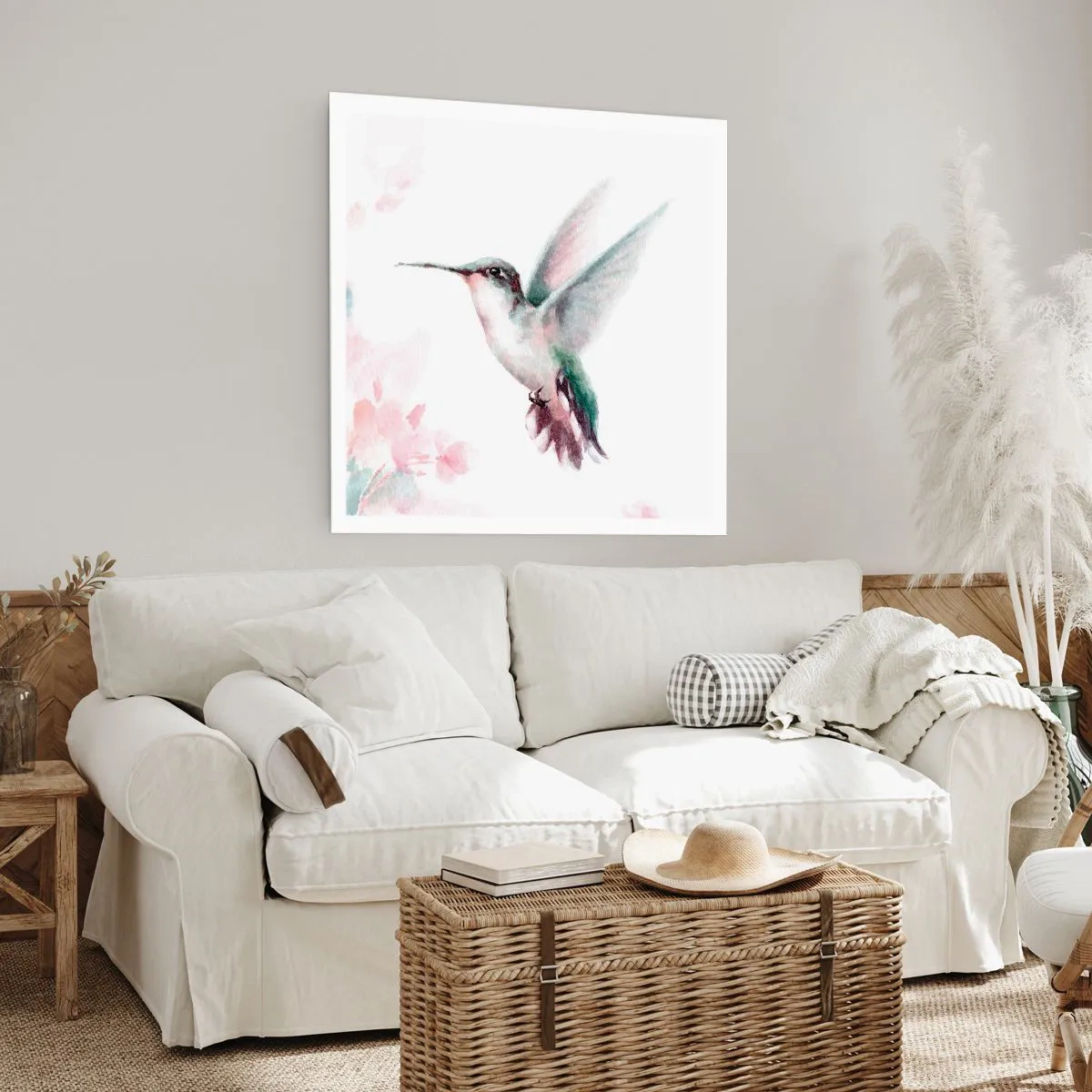 Plakat - Stoppet i flagren - 60x60 cm