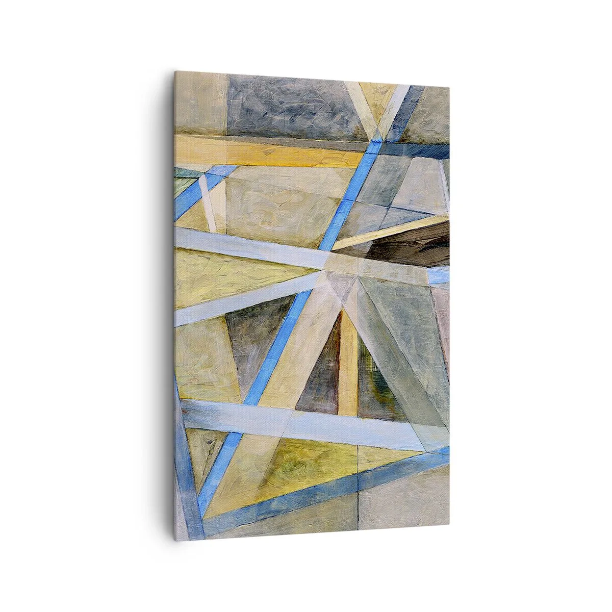 Lærredstryk - Billede på lærred - Lige eller skråt? - 80x120 cm