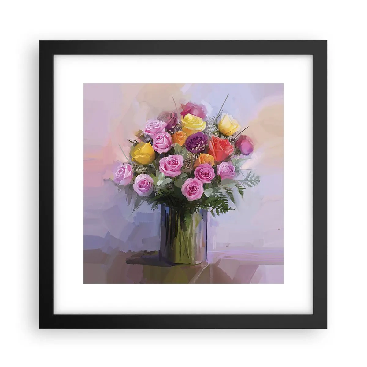 Plakat i sort ramme - Bevaret skønhed - 30x30 cm