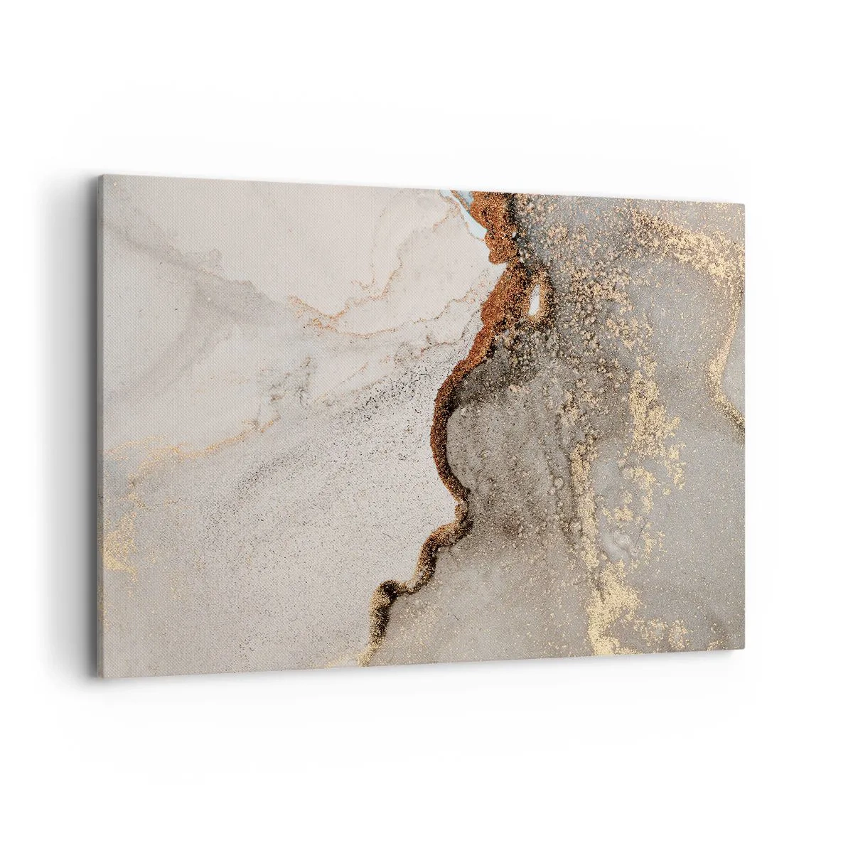 Lærredstryk - Billede på lærred - På farvegrænsen - 120x80 cm