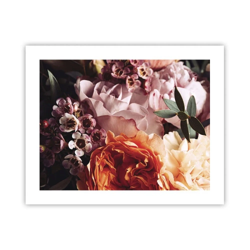 Plakat - Indhyllet i skønhed - 50x40 cm