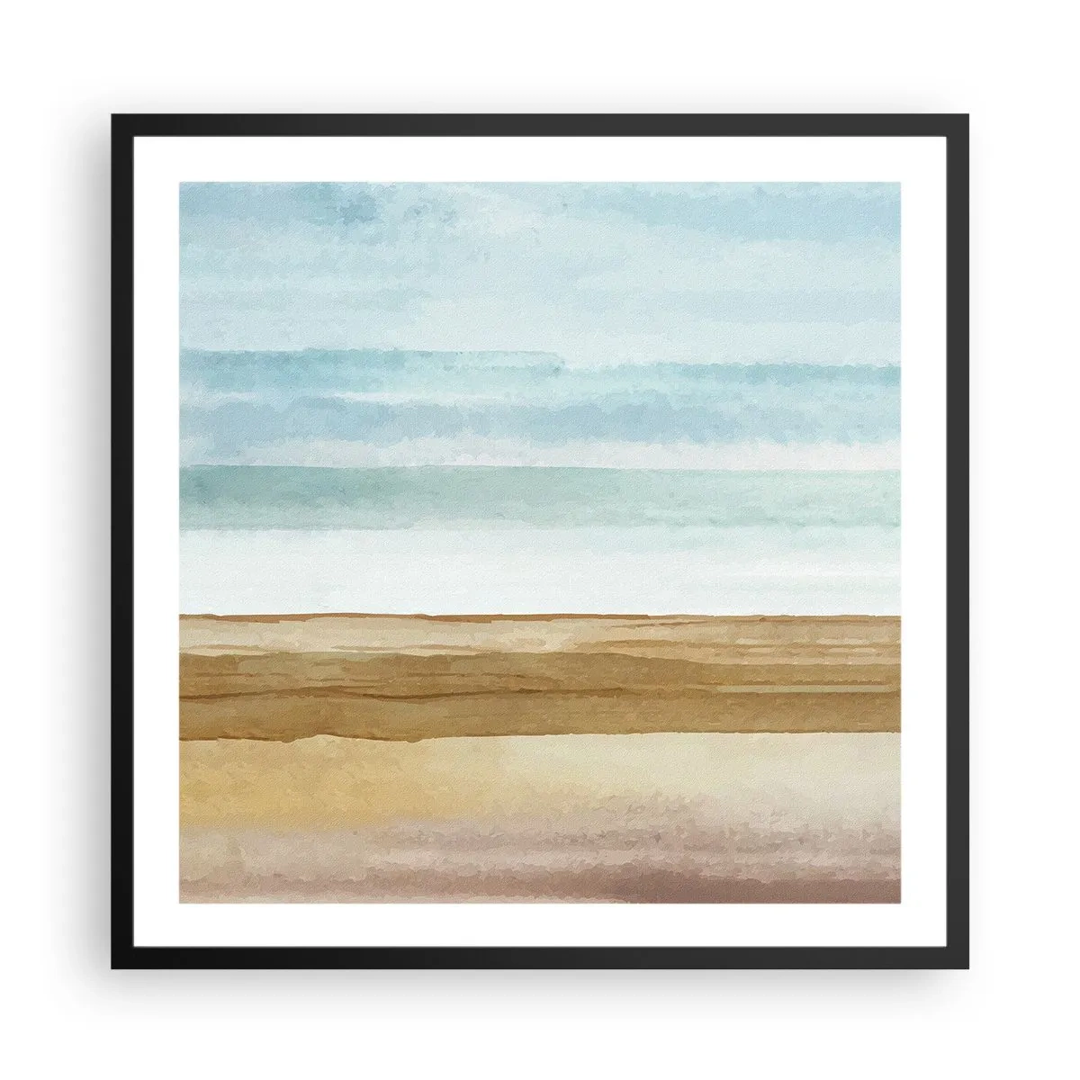 Plakat i sort ramme - Trøst - 60x60 cm