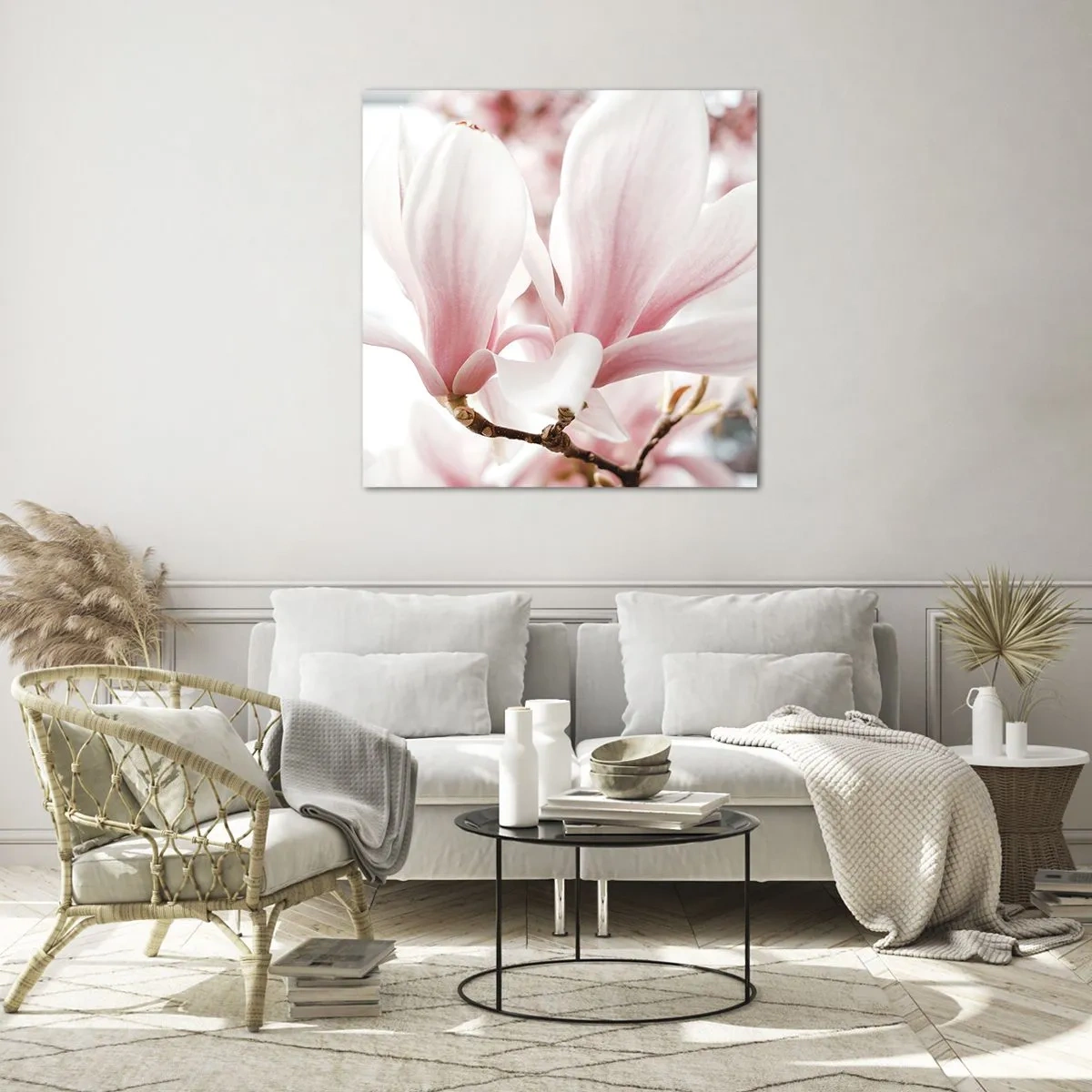 Billede på glas - Ømhedens umådelighed - 30x30 cm