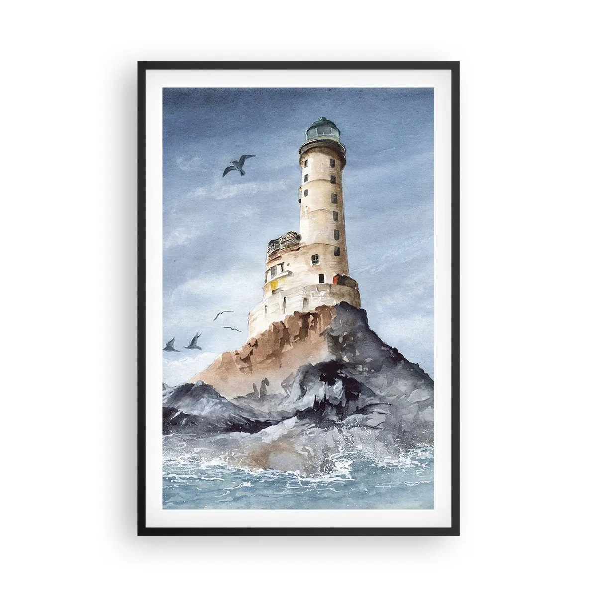 Plakat i sort ramme - Uovervindelig - 61x91 cm