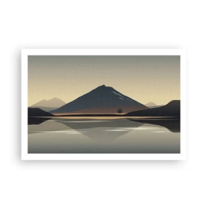 Plakat - Spejlrefleksion - 91x61 cm