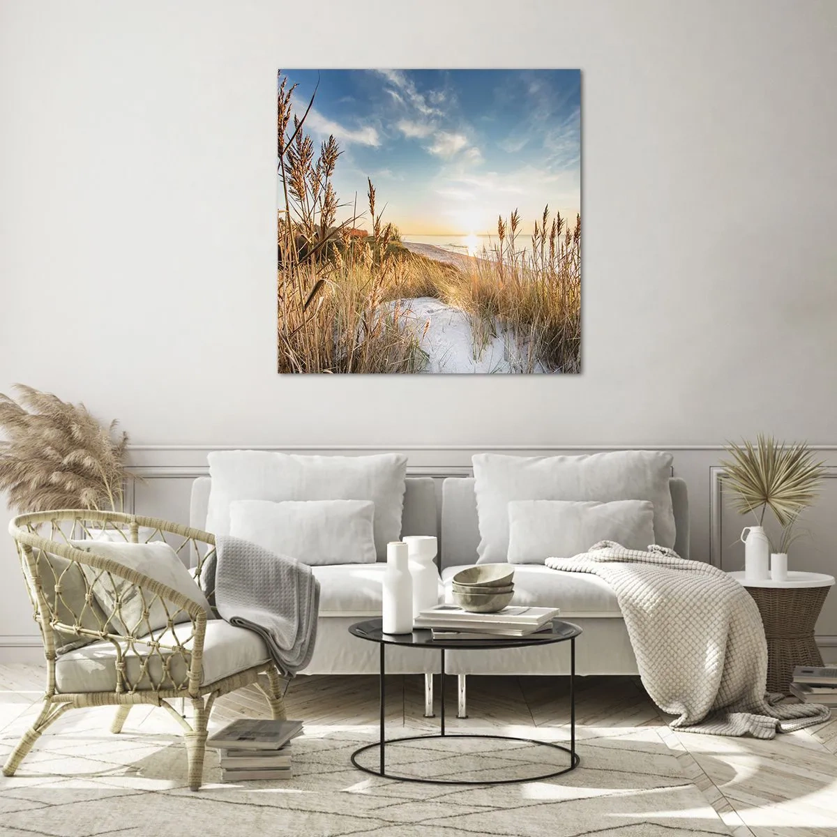 Billede på glas - Nordstrand - 50x50 cm