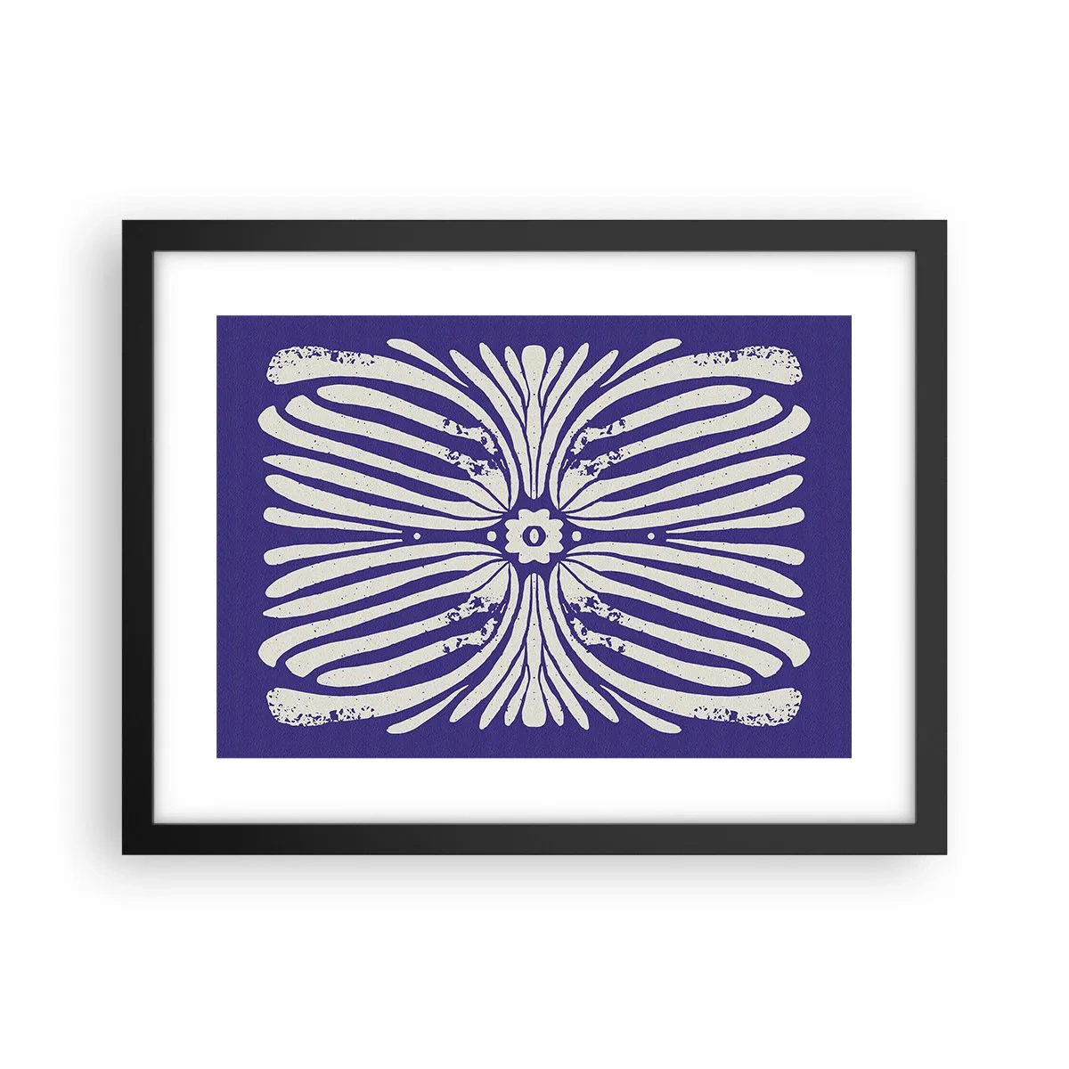 Plakat i sort ramme - Etniske inspirationer - 40x30 cm