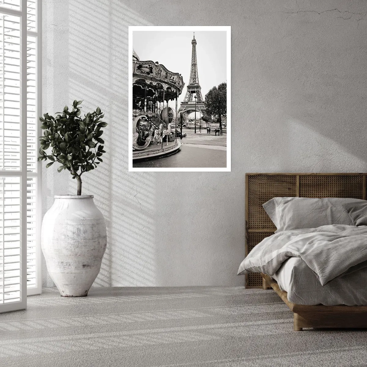 Plakat - Når der gælder sjov, er det kun i Paris - 30x40 cm