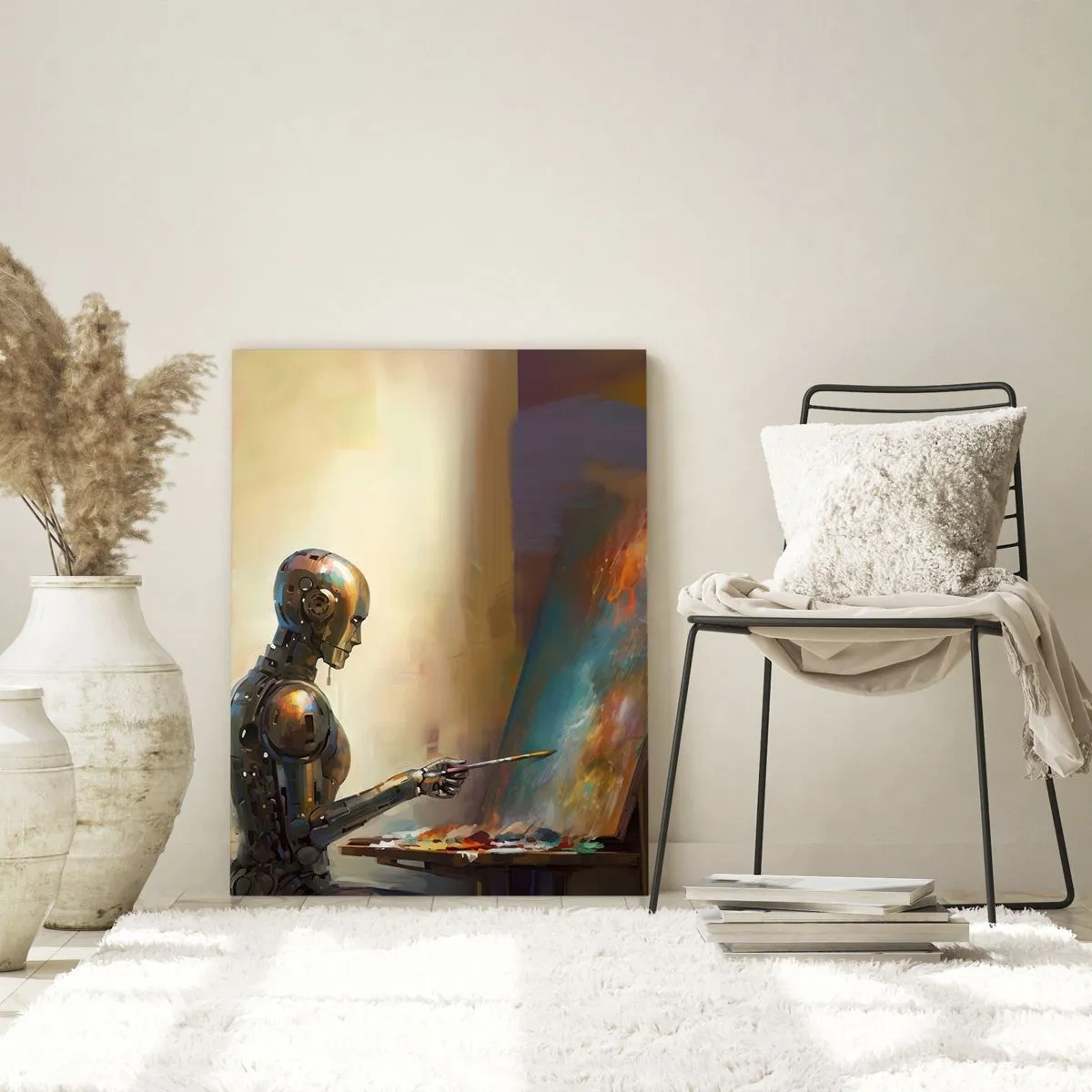 Billede på glas - Fremtidens kunst - 70x100 cm